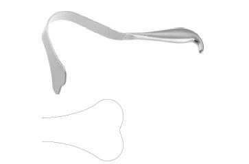 ХАРІНГТОН ШПАТЕЛЬ ГНУЧК. 123X64MM 295MM